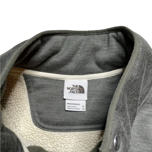The North Face Patrol Sherpa Wool Blend Fleece Sweatshirt Top 1/4 Snap Size XL - Picture 12 of 13